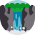 Cascada dibujo