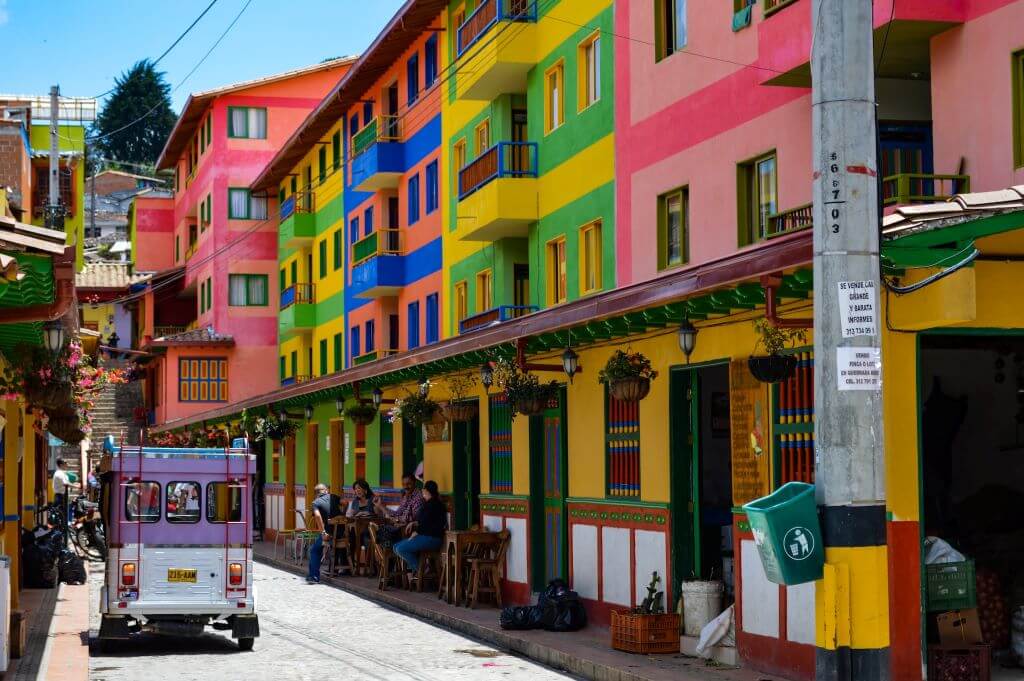 Bogotá casitas de colores