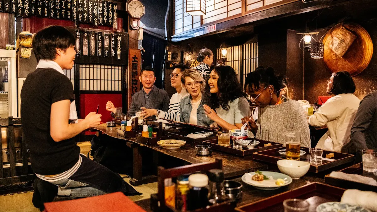 Collage de comidas típicas de Japón